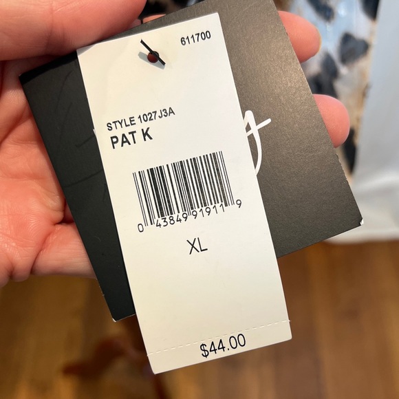 by & by Leopard Print Button-Down Blouse - Brown & Black - Picture 8 of 10